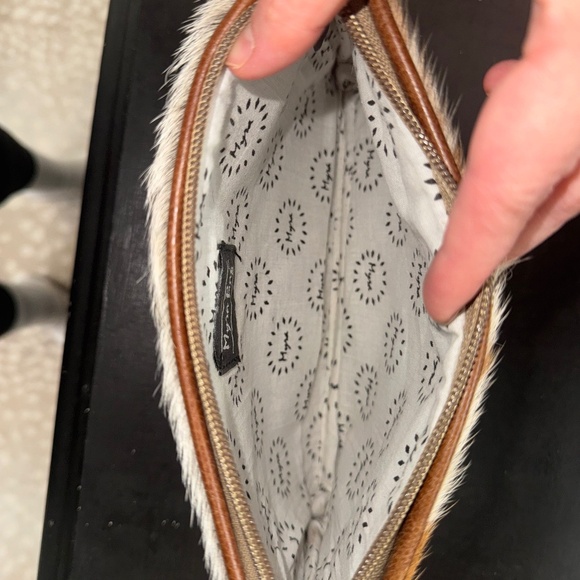 Myra Bag Cowhide & Leather Wristlet - Picture 4 of 5